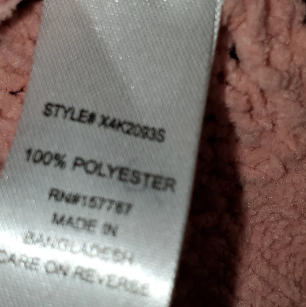 FCT with Love Women's Pink Cable Knit with Fringe Sweater Size 1x